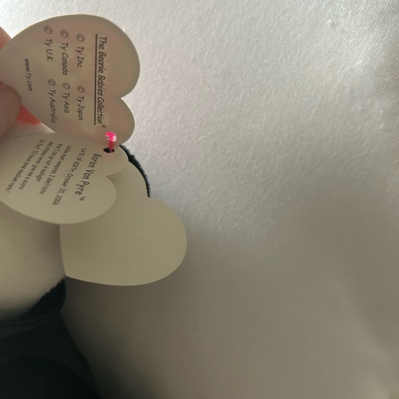 TY original tags  Baron Van Pyre dob October 20, 2006 beanie baby HANDMADE - Picture 5 of 8